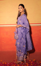 Lavender Brocade Kaftan Set
