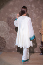 Ivory & Teal Fusion Co-ord Set