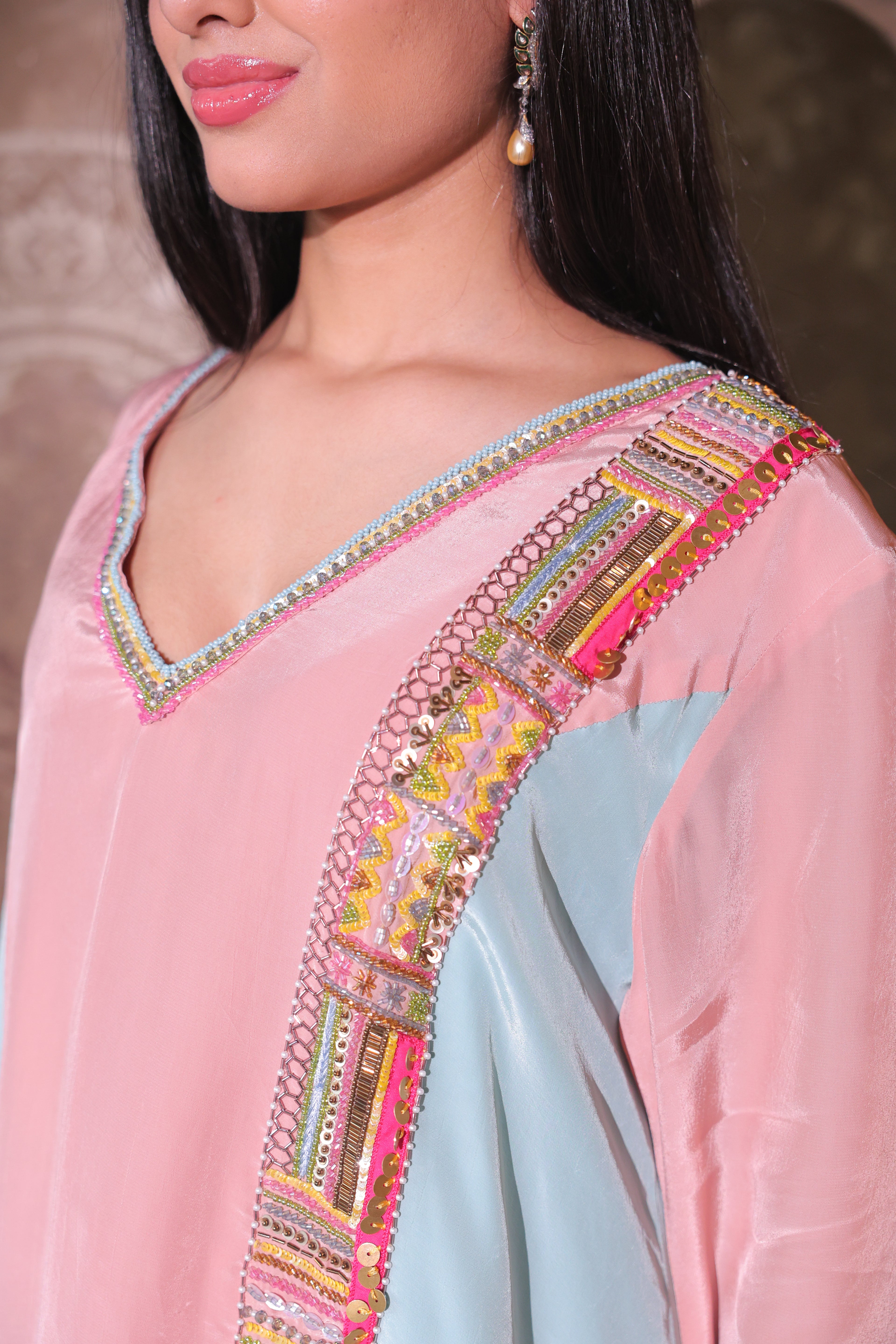 Blush & Aqua Layered Fusion Set