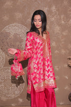 Rani Pink Brocade Co-ord Set