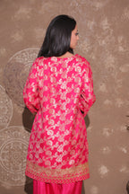 Rani Pink Brocade Co-ord Set