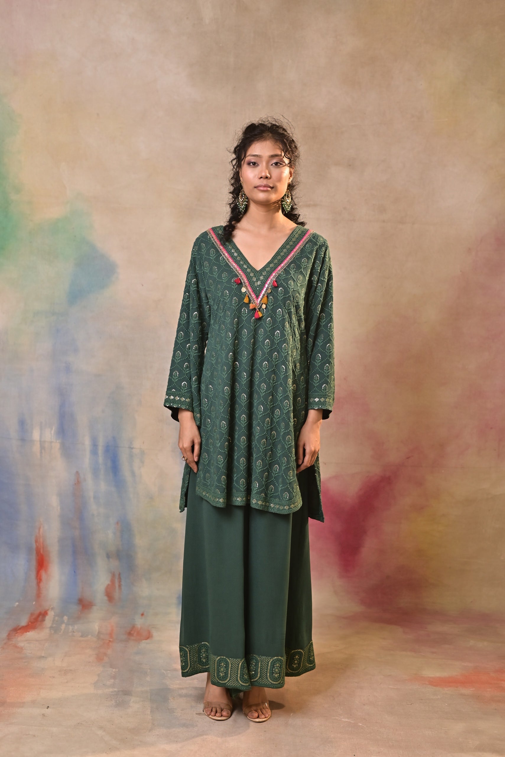 Emerald Noor Printed Kurta Set