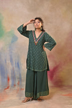 Emerald Noor Printed Kurta Set