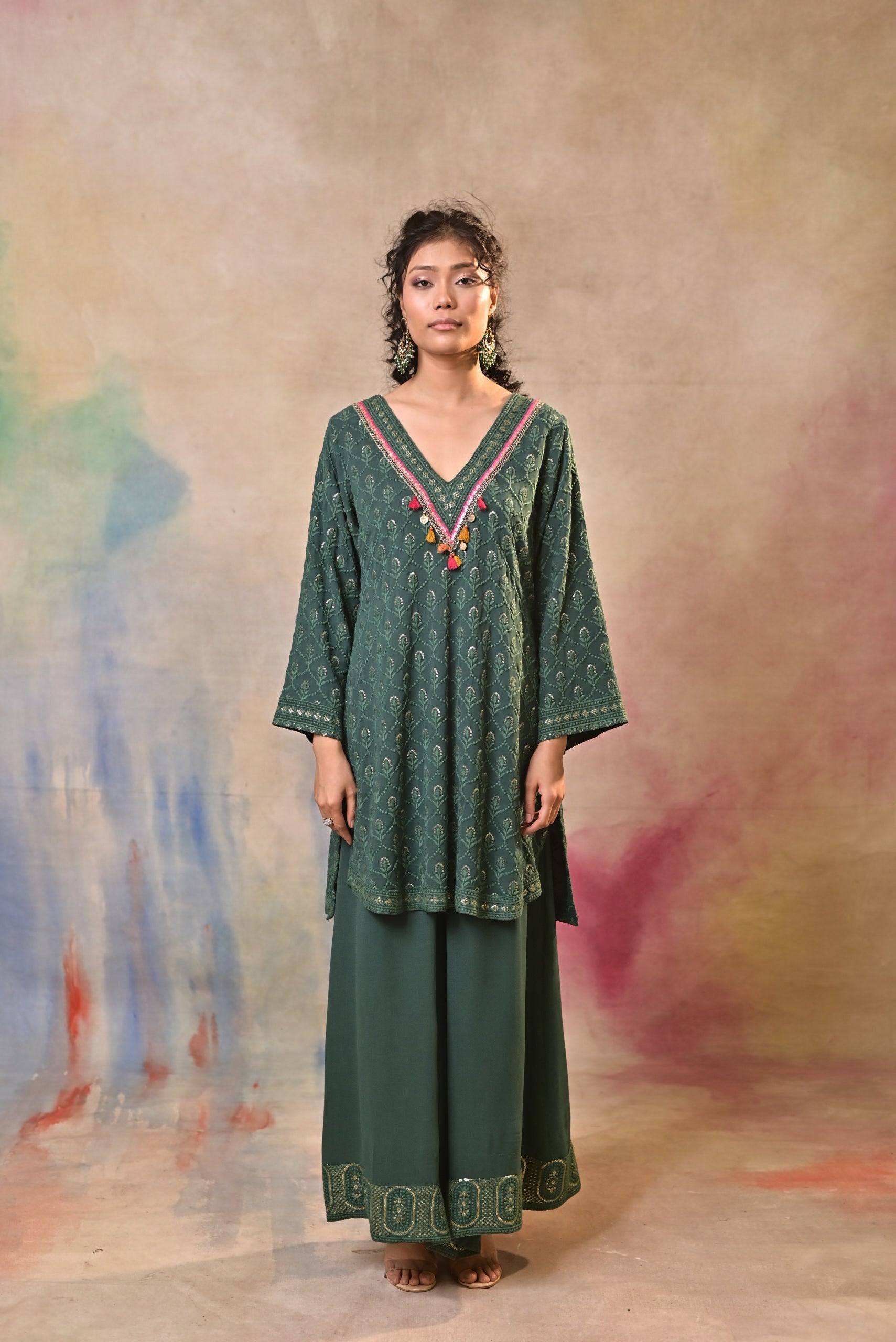 Emerald Noor Printed Kurta Set