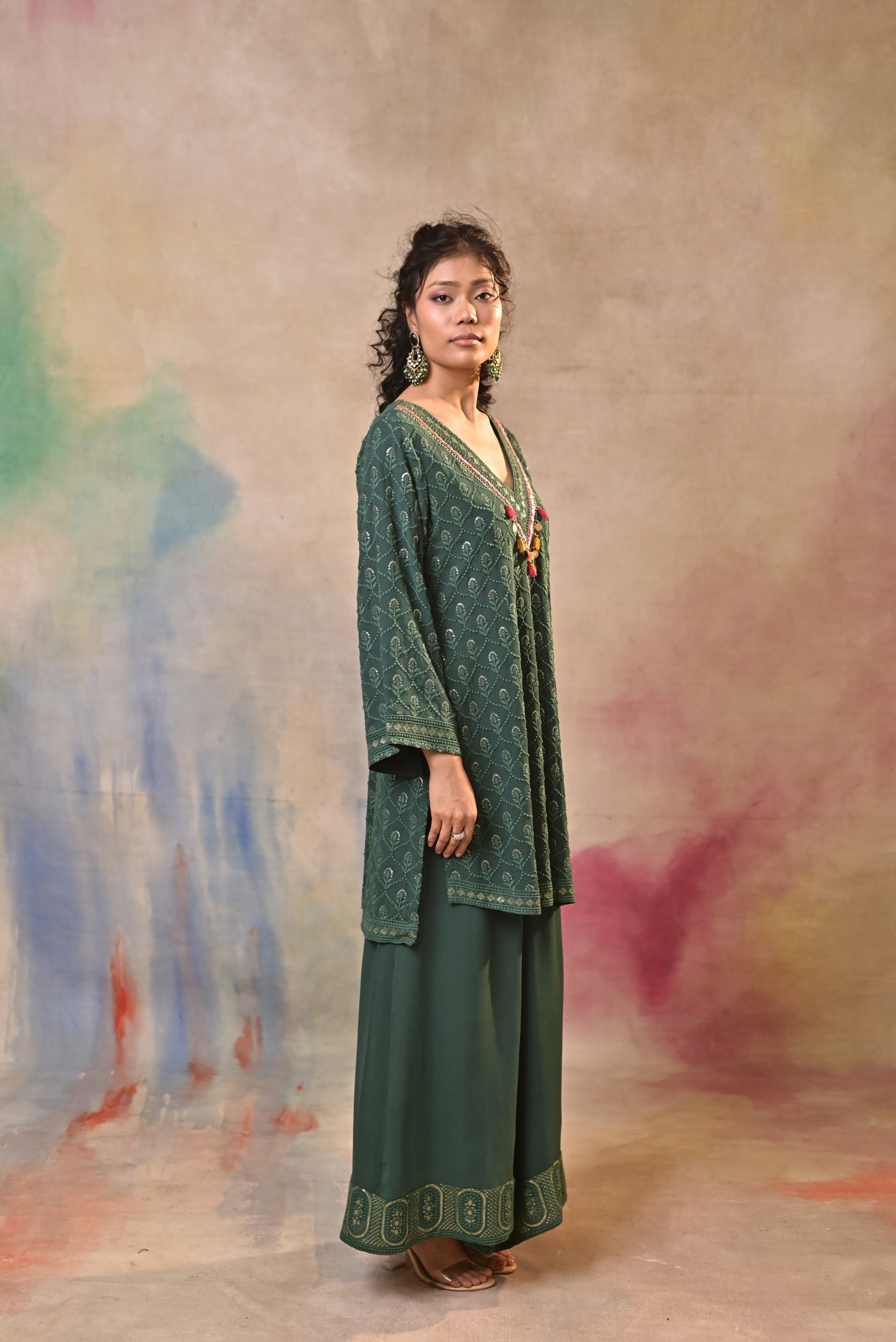 Emerald Noor Printed Kurta Set