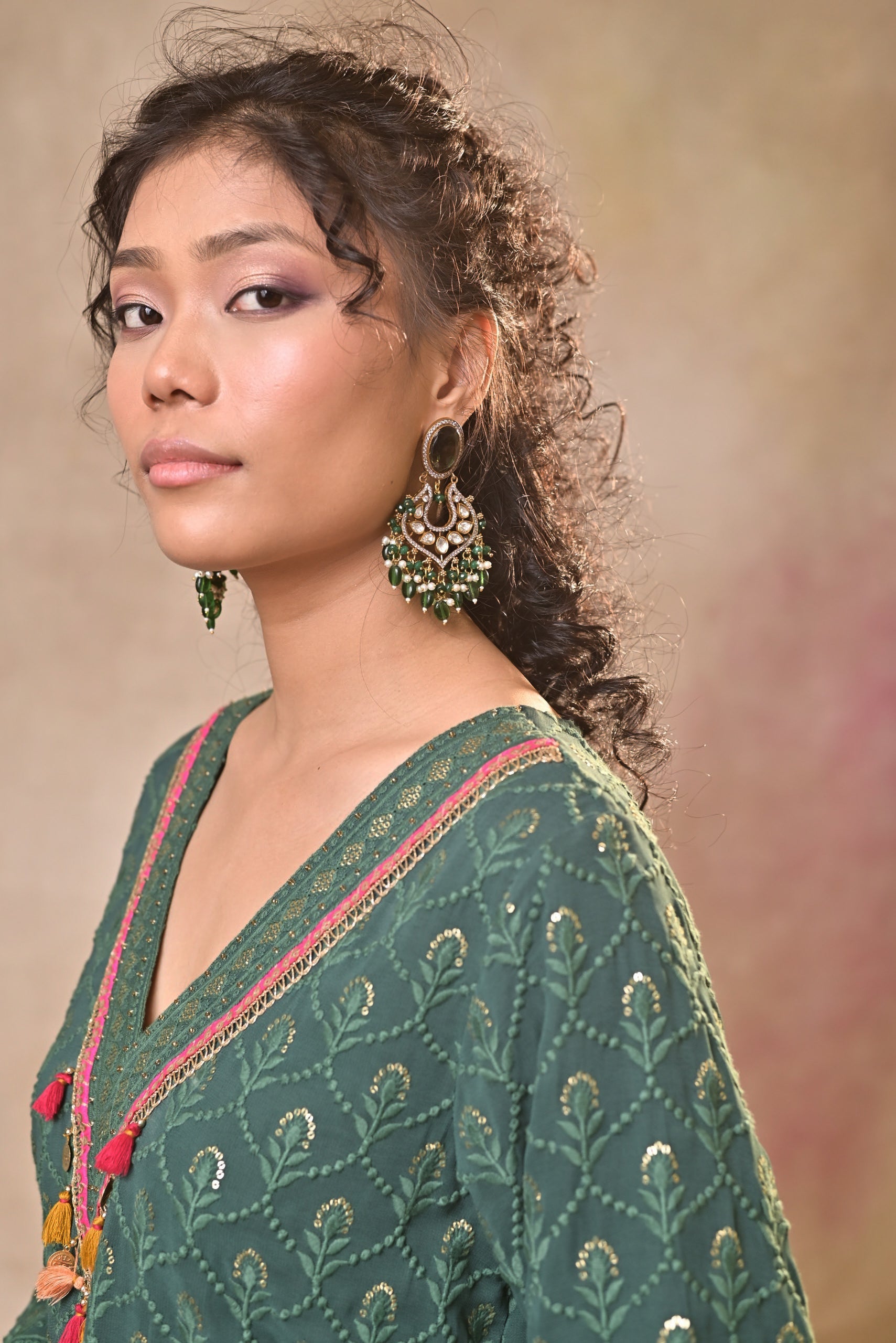Emerald Noor Printed Kurta Set