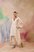 Ivory Tassel Kurta Set