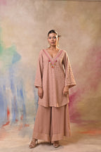 Blush Textured Kurta Set