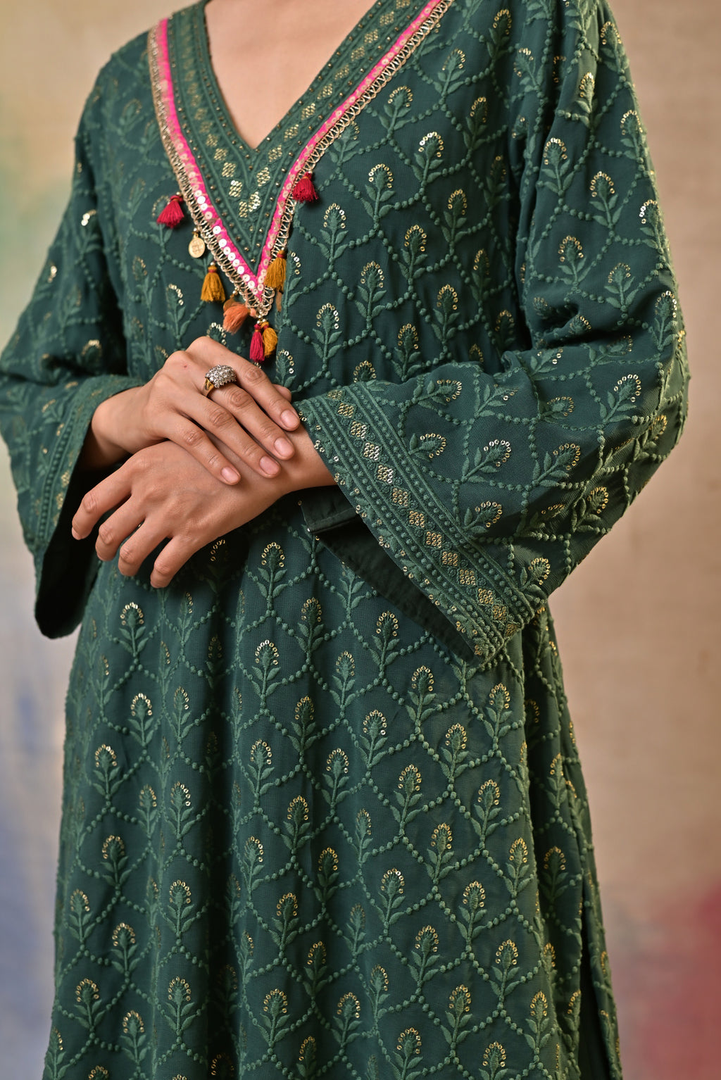 Emerald Noor Printed Kurta Set