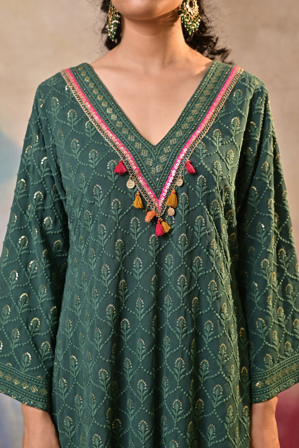 Emerald Noor Printed Kurta Set