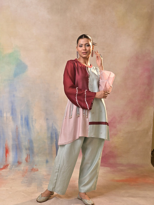 Ivory Multicolour Tassel Fusion Set