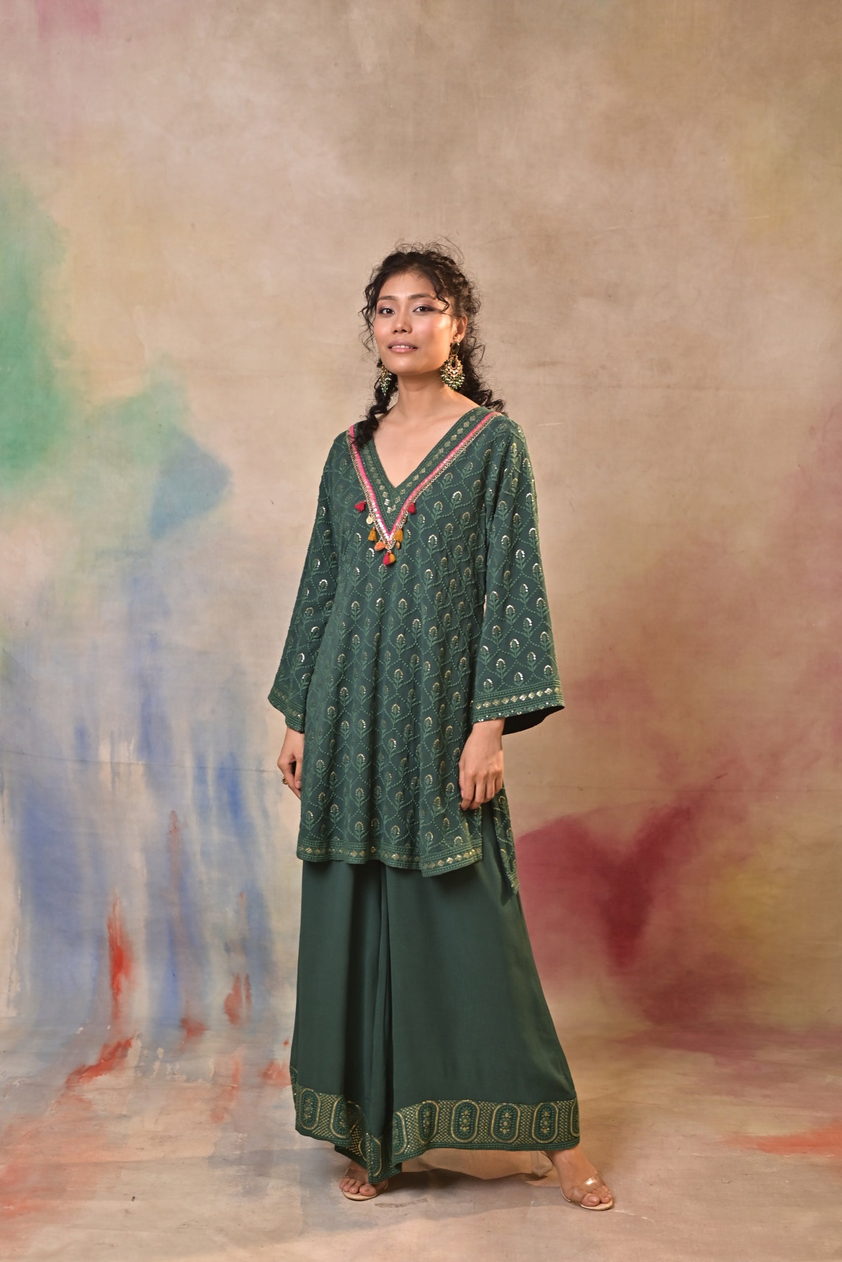 Emerald Noor Printed Kurta Set