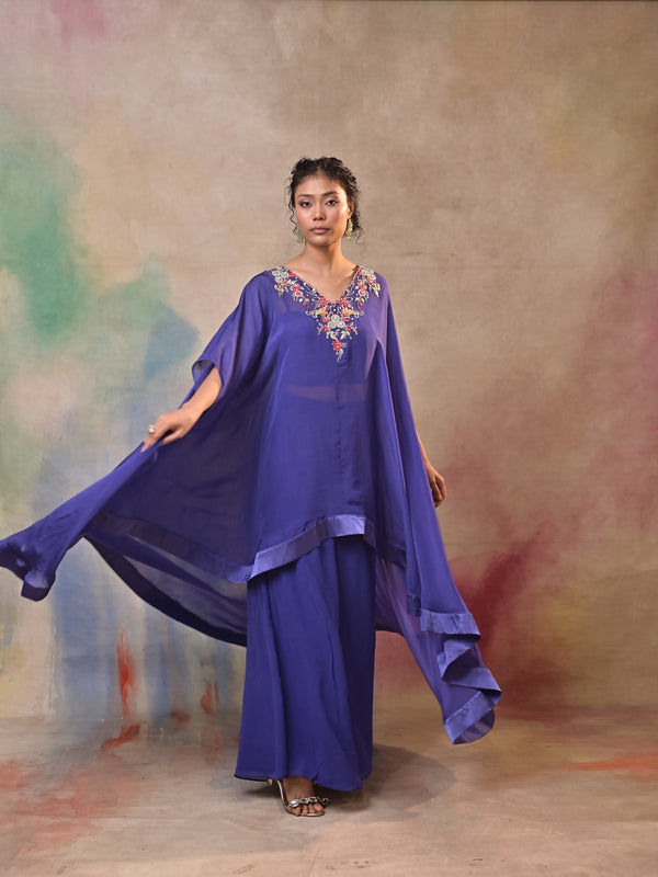 Indigo Noor Kaftan Set